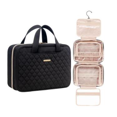 Imagem de Bolsa de higiene pessoal de viagem Everfun Hanging para mulheres com c