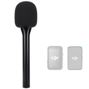 Imagem de Suporte de microfone portátil SUNMON sem fio para microfone DJI 1/2 co