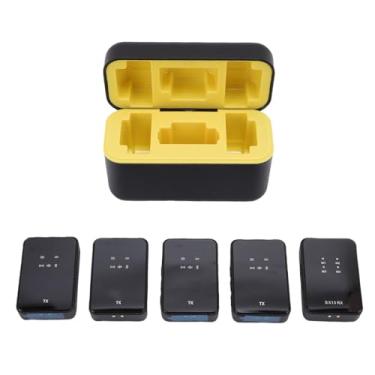 Imagem de RiToEasysports Wireless Lavalier Microfone Ruído Redução Controle de áudio Em Tempo Real, Desempenho Sem Fio, Qualidade de Som Claro, Com Link Sem Fio para Dispositivos, para Gravação Musical e