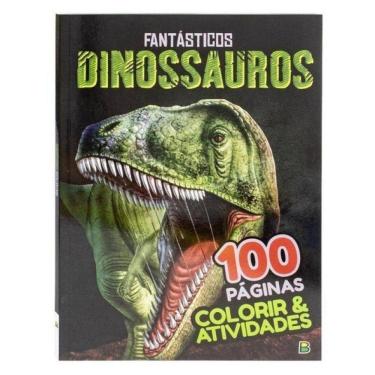 Imagem de Colorir & Atividades: Fantásticos Dinossauros