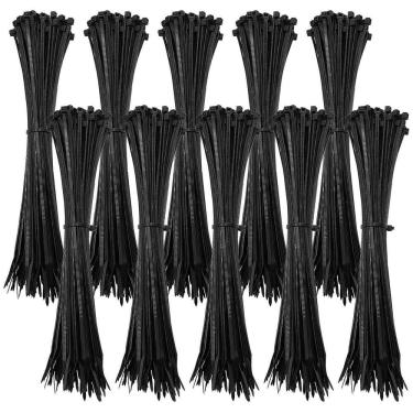 Imagem de Abraçadeira Nylon Enforca Gato 2,5X200Mm Preto Com 1000 Un