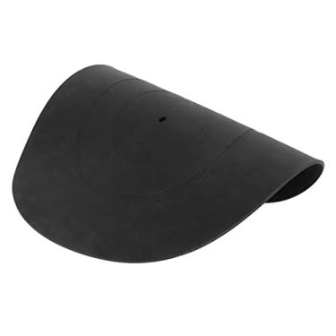 Imagem de Xixian Redução de Borracha de Borracha Preta Redução de Vibração Redução Resistente Estático 12in LP Slipmat Com Slot de Etiqueta para Tocador de Disco de Vinil, Adequado para Players