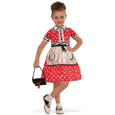 Imagem de Little Lady 1950-estilo meninas tamanho S 4/6 Vestido Costume