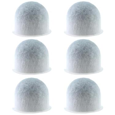 Imagem de TAODAN 6 peças de substituição do filtro de água de carbono ativado para máquina de café, 2,5 x 3,4 cm, filtro de descalcificação e remoção de odor, peça pequena para eletrodomésticos