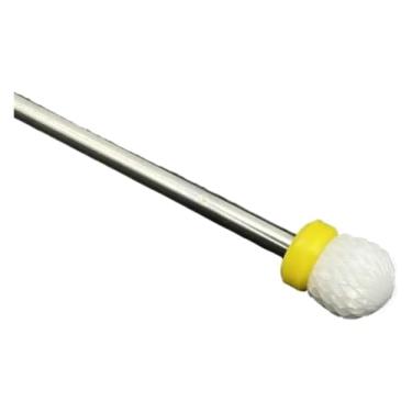 Imagem de 1 peça de brocas de cerâmica para unhas, cortador rotativo, aparelho de limpeza para manicure, acessórios de máquina de trituração de unhas, ferramentas de gel de unhas