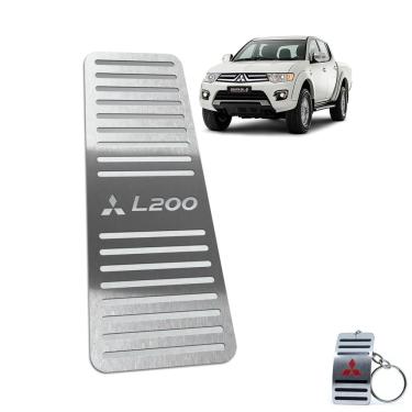 Imagem de Descanso De Pé Mitsubishi L200 Triton 2008 Até 2017 Aço Inox