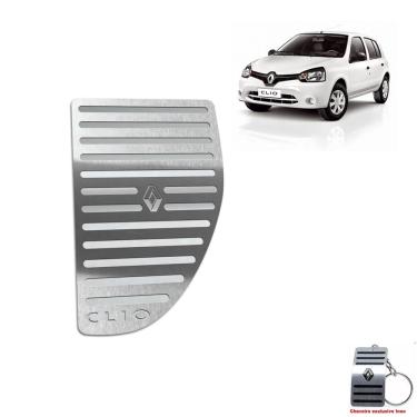 Imagem de Descanso De Pé Renault Clio 2013 Até 2019 Aço Inox