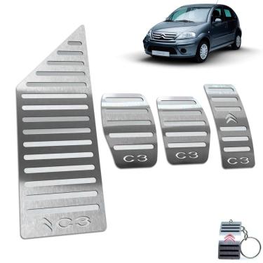 Imagem de Pedaleira Manual + Descanso Citroen C3 2003 2012 Inox