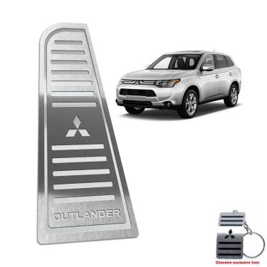 Imagem de Descanso De Pé Mitsubishi Outlander 2014 Até 2017 Aço Inox
