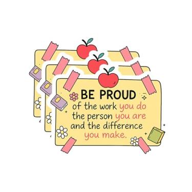 Imagem de Adesivos apreciados para adultos – Adesivos de vinil motivacionais à prova d'água para garrafas de água, laptops, diários, copos, iPads, notebooks e mais – Decalques de afirmação positiva (3 peças