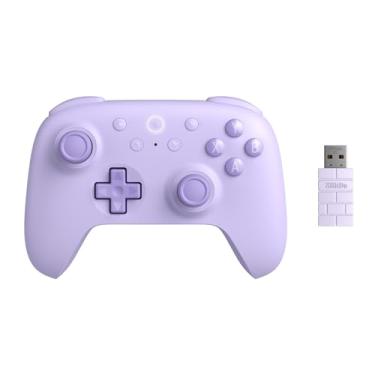 Imagem de 8BitDo Ultimate 2C Wireless Controller for Windows PC and Android, with 1000 Hz Polling Rate, Hall Effect Joysticks and Triggers, and Remappable L4/R4 Bumpers (Purple)