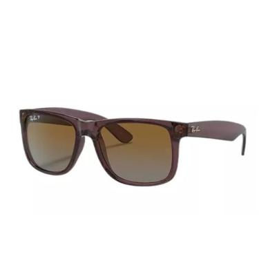Imagem de Óculos de Sol Justin Degradê Polarizado Emborrachado 55mm - Masculino,