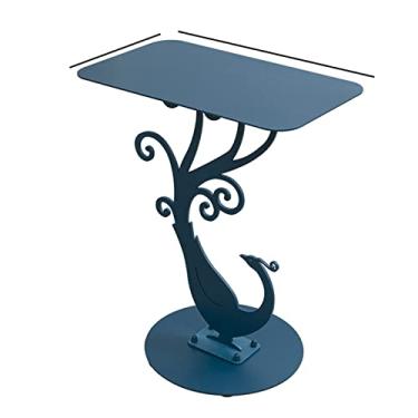 Imagem de Mesa lateral sofá mesa lateral pequena mesa de centro mesa redonda mesa quadrada móvel pequena mesa de centro mesa de cabeceira mesa de canto mesa lateral criativa para quarto, sala de estar, sofá