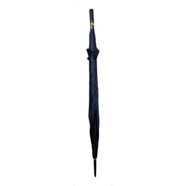 Imagem de Guarda Chuva Grande Preto Cabo Reto- Elite - Elite Imports