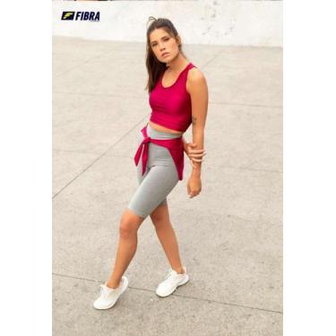 Imagem de Conjunto top + ciclista + tapa bumbum - FIBRA FITNESS