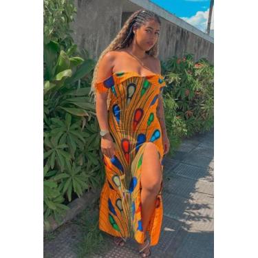 Imagem de Vestido em tecido Africano - estúdio Afro Guiné-Bissau 