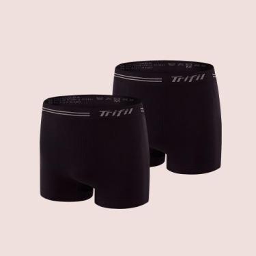 Imagem de 2 Cuecas Boxer Masculina Trifil Sem Costura De Microfibra Toque Macio 