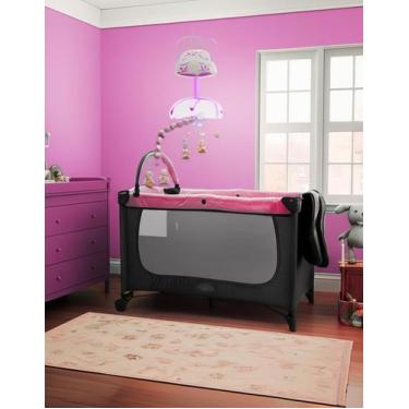 Imagem de Berço de Bebê Comfort Chiqueirinho Acompanha Mosquiteiro, Trocador com