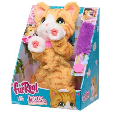Imagem de Just Play Brinquedo interativo furReal Bella The Biscuit-Making Kitty, de 25,4 cm, mais de 30 sons e reações, animal de peluche, brinquedo para crianças a partir de 4 anos