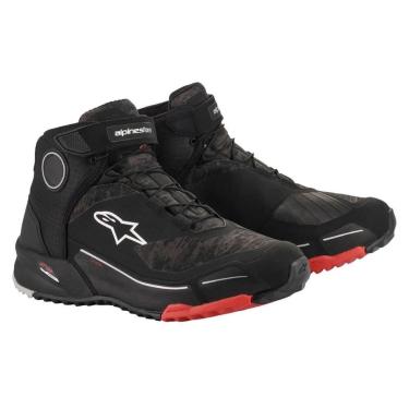 Imagem de Bota Alpinestars CRX Drystar Preto Camo e Vermelho-Masculino