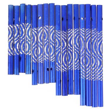 Imagem de Tubo de campainha de de alumínio, 16 peças, tubos vazios, acessórios para decoração de pendurar ao ar livre