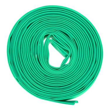 Imagem de DMiotech Tubo termorretrátil tubo de isolamento elétrico 2:1 tubo de fio de cabo envoltório manga verde 1,3 cm de diâmetro 5 pés de comprimento