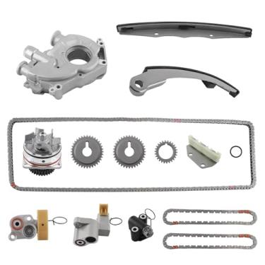 Imagem de maXpeedingrods Kit de corrente de distribuição Bomba de água de óleo para Nissan Frontier NV2500 Xterra Equator 05-19 Substitui 150-2320,15010-EA200, 9-0719S, AW9426