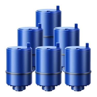 Imagem de SiaBiced Filtro de água para RF9999, 6 peças, filtragem mineral, substituição, remoção de gosto para -3333-2000B PFM400H