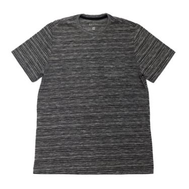 Imagem de CAMISETA COM BOLSO EM TECIDO ALGODÃO COM POLIESTER, LISA, COR MESCLA RAJADA, MARCA BASIC+ TAMANHO GG