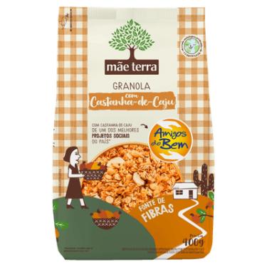 Imagem de GRANOLA C/ CASTANHA-DE-CAJU 400G MAE TERRA