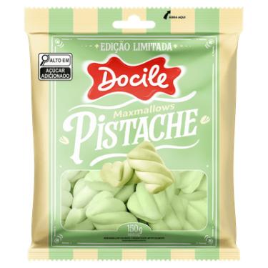 Imagem de Marshmallow Pistache Docile 150g Sem Glúten e Lactose