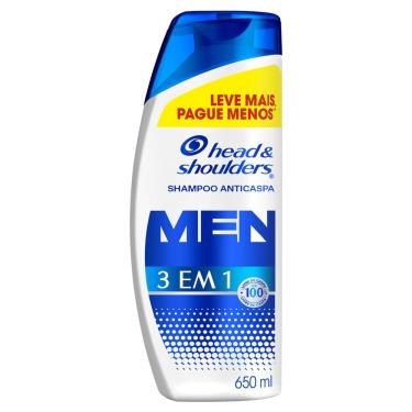 Imagem de Shampoo Anticaspa Head & Shoulders 3 em 1 650 ml
