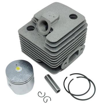 Imagem de Kit Cilindro Pistão Anéis Soprador Garthen EB260 EBV260 Branco B2T27J 