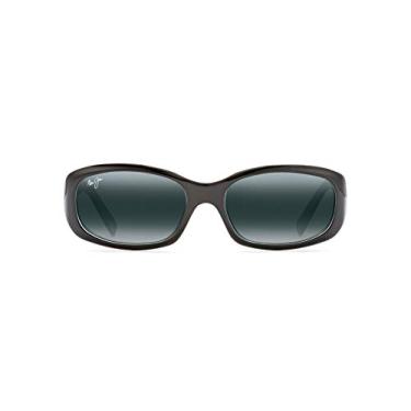 Imagem de Maui Jim Women's Punchbowl 219-03 Black Oval Sunglasses