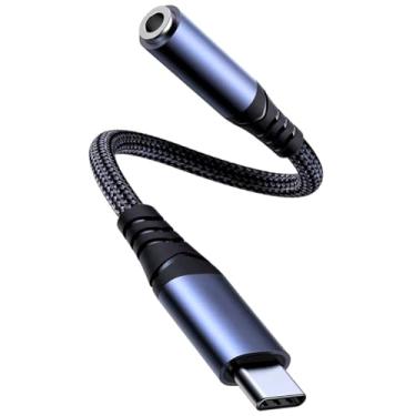 Imagem de TOND Adaptador USB-C para P2 (3,5mm) Chip DAC Hi-Fi, Compatível com iPhone 15 16 17, Galaxy S24 S25, MacBook M3, PS5 e muito mais! Som de alta definição, suporte a microfone e controle de volume