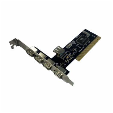 Imagem de Placa PCI com 4 Portas USB 2.0 + 1 Porta USB 2.0 Interno