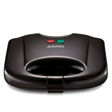 Imagem de Sanduicheira e Grill Elétrico Arno SACB 700W Antiaderente Preto 110V