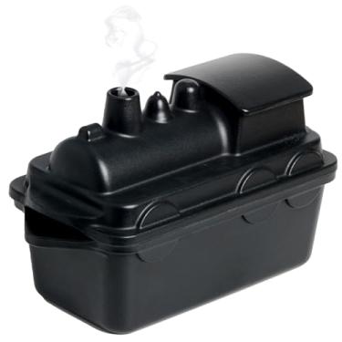 Imagem de IPROUDER Vaporizador de fogão a lenha, umidificador de fogão a lenha, vaporizador de ferro fundido, umidificador de lareira, acessórios para fogão a lenha, resistente à ferrugem, preto fosco