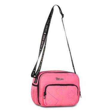Imagem de Lancheira Térmica Luluca Feminina Escolar Resistente, Rosa