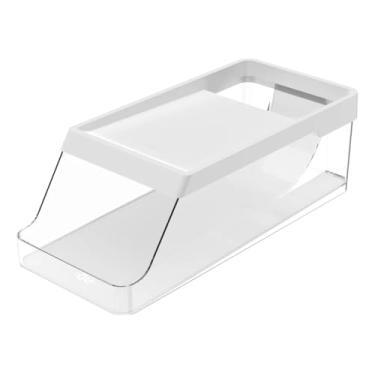 Imagem de Organizador de Latas Geladeira 9 Latas – Porta Latas Transparente, Acrílico, Ideal para Cerveja e Refrigerante