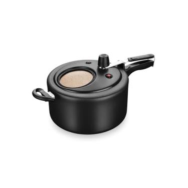 Imagem de Panela De Pressão Com Visor 6,0L Preto/Bege 8498 Mta