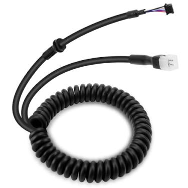 Imagem de Jerbor Cabo de controle de arado de neve de 4 pinos adequado para Western Fisher Fleet Flex, cabo de substituição de controle portátil de 9 botões, substitui #96464