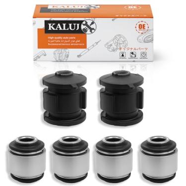 Imagem de KALUJ Kit de bucha de junta de montagem de braço Reae 6 peças compatível com Toyota Camry Avalon Highlander Corona Curren Harrier, serve para Lexus RX300 330 350 RX400H, substitui #48725-33050 42210