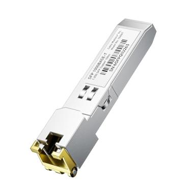 Imagem de Cable Matters 1000BASE-T Gigabit SFP para RJ45 Transceptor modular Ethernet de cobre para Cisco, Dell, Ubiquiti, TP-Link, Juniper, Huawei, Mellanox, Mikrotik, Netgear e Supermicro Equipamento