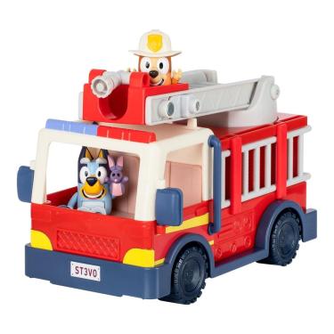 Imagem de Caminhão de bombeiros BLUEY Caminhão de bombeiros com Bingo e Bob Bilby