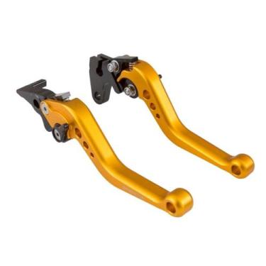 Imagem de Manete Spencer Esportivo Ninja 250 300 400 Versys Z125 Z250Sl, Dourado