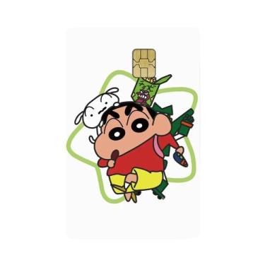 Imagem de Capa De Cartão Mini HD Matte PVC Crayon Shin-Chan Para Cartões De Créd