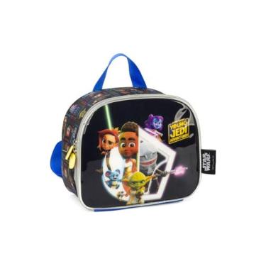 Imagem de Lancheira Térmica Escolar Infantil Star Wars Original - Luxcel, Azul