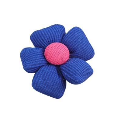 Imagem de Broche de flor de girassol laranja para mulheres doce vintage grande pétala de segurança grampos de cabelo florais grampo de cabelo broche broche acessórios de xaile, Large, Metal, Algodão