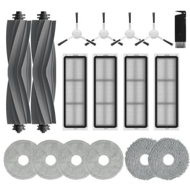 Imagem de JoyBros Acessórios para Dreame L10s Ultra, L10 Ultra Dreamebot L10s Pro, 2 x escovas principais 4 esfregões 4 x filtros 6 x escovas laterais peças de reposição